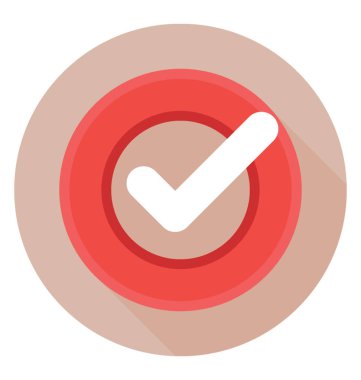 Renkli vektör simge yapmış