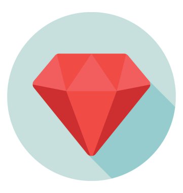 Elmas renkli vektör simgesi