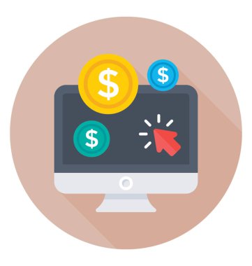 PPC renkli vektör simgesi