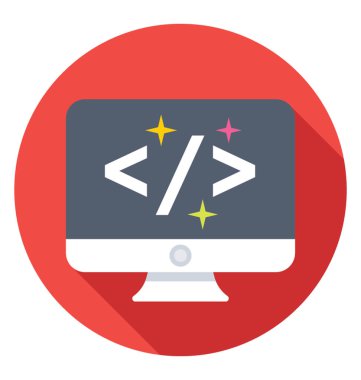 Renkli vektör simge kodlama