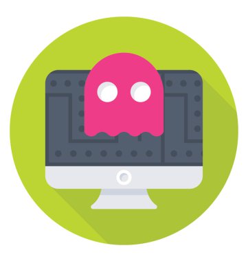 Video oyunu renkli vektör simgesi