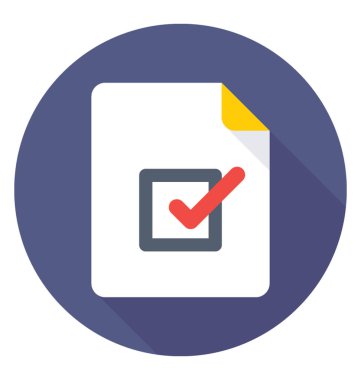 Renkli vektör simge yapmış