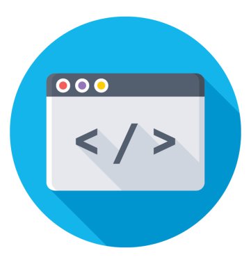 Renkli vektör simge kodlama