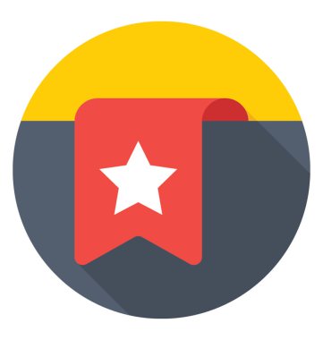 Yer imi renkli vektör simgesi