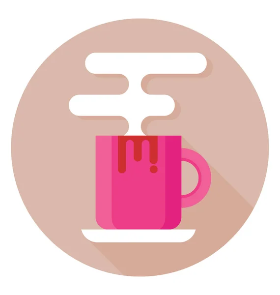 Koffie Gekleurde Vector Icon Stockillustratie
