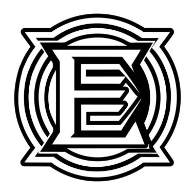 Dolu biçimdeki e harfini göster