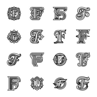 Kaligrafik tasarım elementlerinin vektör kümesi. sayfa grafiği