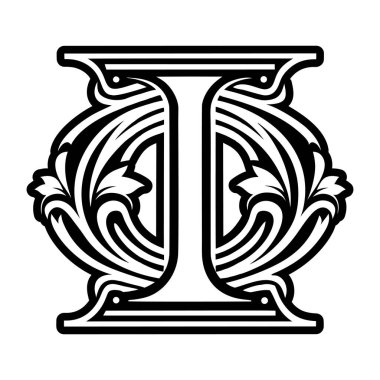 Katı biçimde tasarlanmış zarif i sembolü