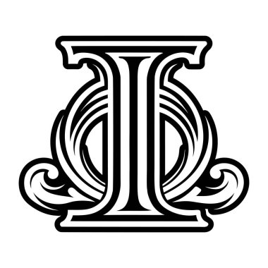 Katı biçimde işlenmiş zarif i sembolü