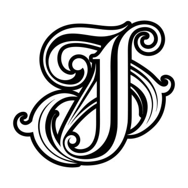 Katı biçimde hazırlanmış zarif j sembolü