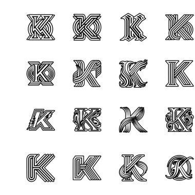 Alfabe harfleri, el çizimi alfabe harfleri. El yapımı alfabe