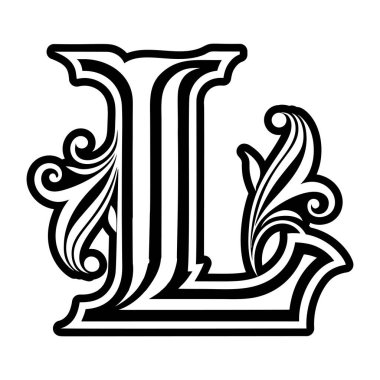 Yaratıcı harf I logosu kabartma biçiminde tasarlandı