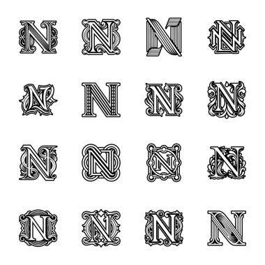 Tamamlanmış biçimdeki harfler