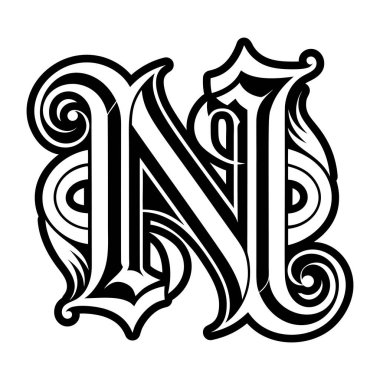 Tamamlanmış biçimdeki harfler