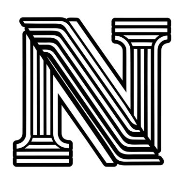 Tamamlanmış biçimdeki harfler