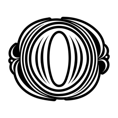 Katı stil logo minimalist harf