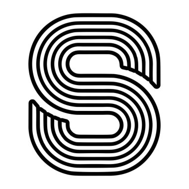 Harflerin monogramı tam biçimli