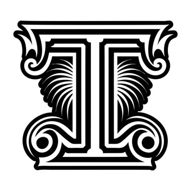 Kabartma biçiminde tasarlanmış yaratıcı t logosu