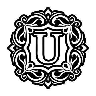 Saf biçimdeki zarif harf u sembolü