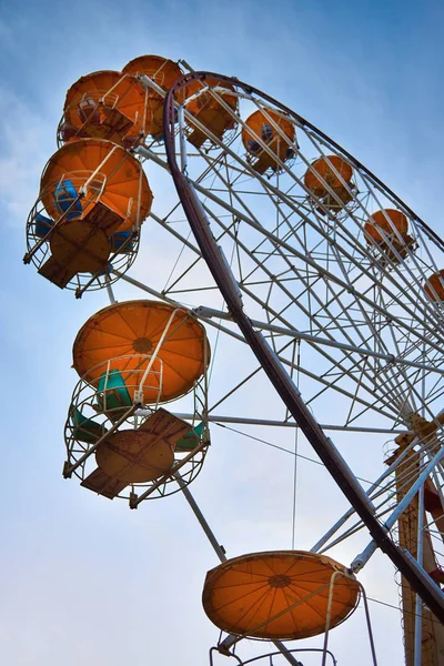 Karussell Riesenrad Silhouette Karussell — Stockfoto