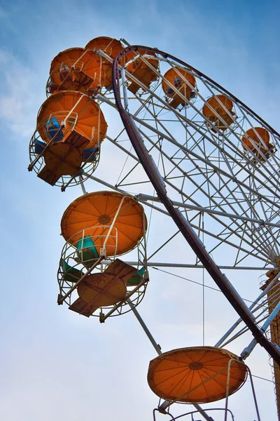 Karussell Riesenrad Silhouette Karussell — Stockfoto