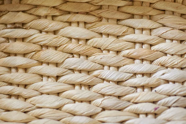Background Weaving Straw Basket — Stock Photo, Image