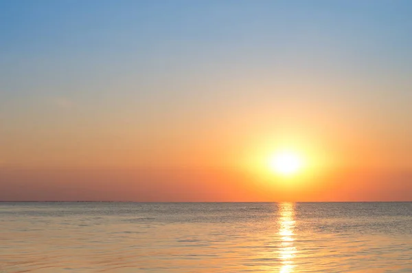 Sunrise Calm Sea Beautiful Landscape — Stock Photo, Image
