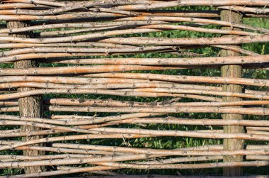 çit twigs yakın çekim arka plan doku