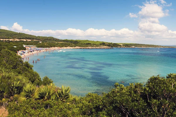 Playa Lazzaretto en Alghero — Foto de Stock