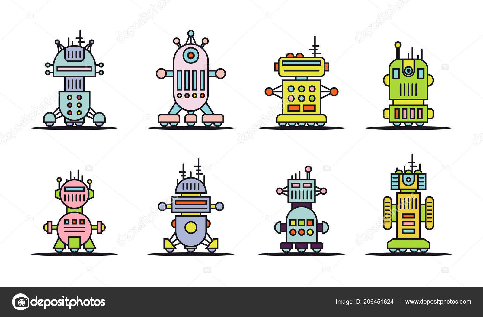 最高のイラスト画像 最高のロボット アイコン フリー