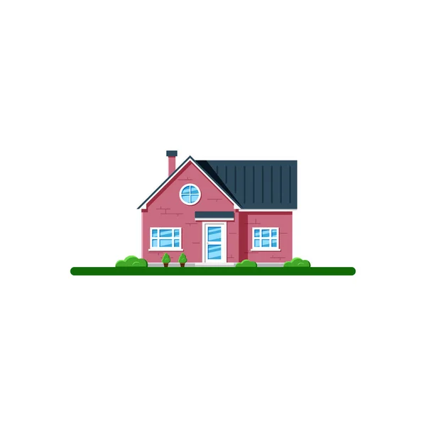 Family house landscape — Stock Vector