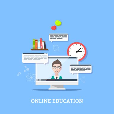 online webinar kavramı afiş