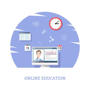 online webinar kavramı afiş