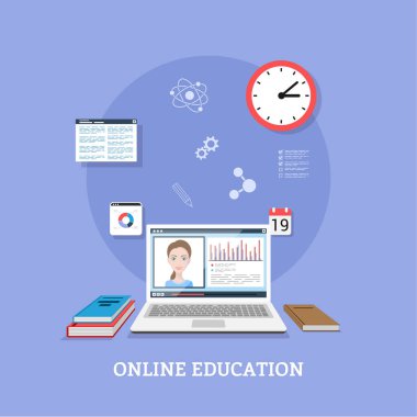 online webinar kavramı afiş