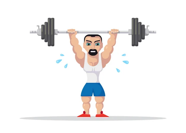 Weight Lifting atleet — Stockvector