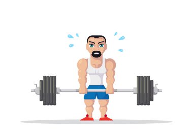 Atlet Deadlift yapıyor