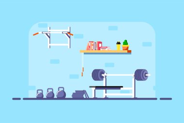 spor salonu iç afiş