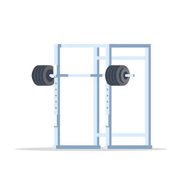 Φωτογραφία της squat rack — Διανυσματικό Αρχείο