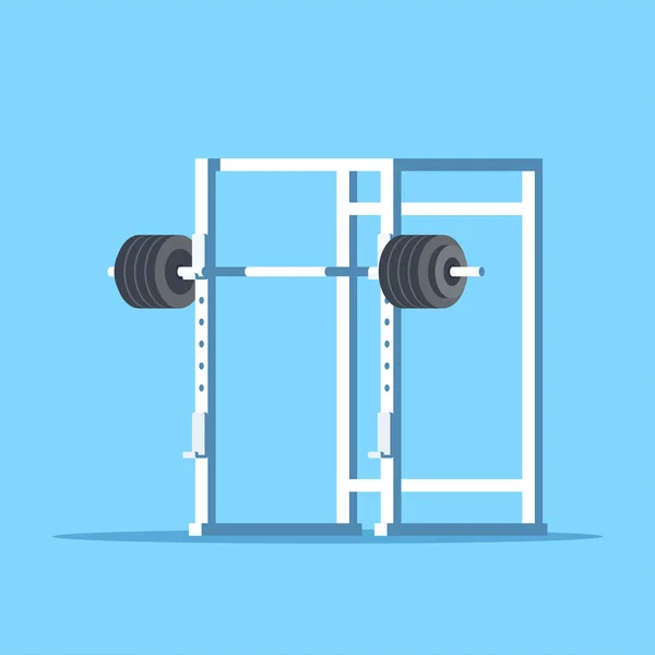 Bild av squat rack — Stock vektor