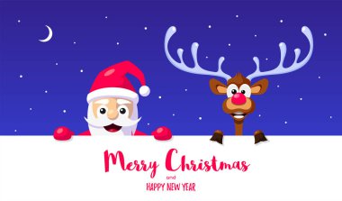 Christmas greeting card clipart