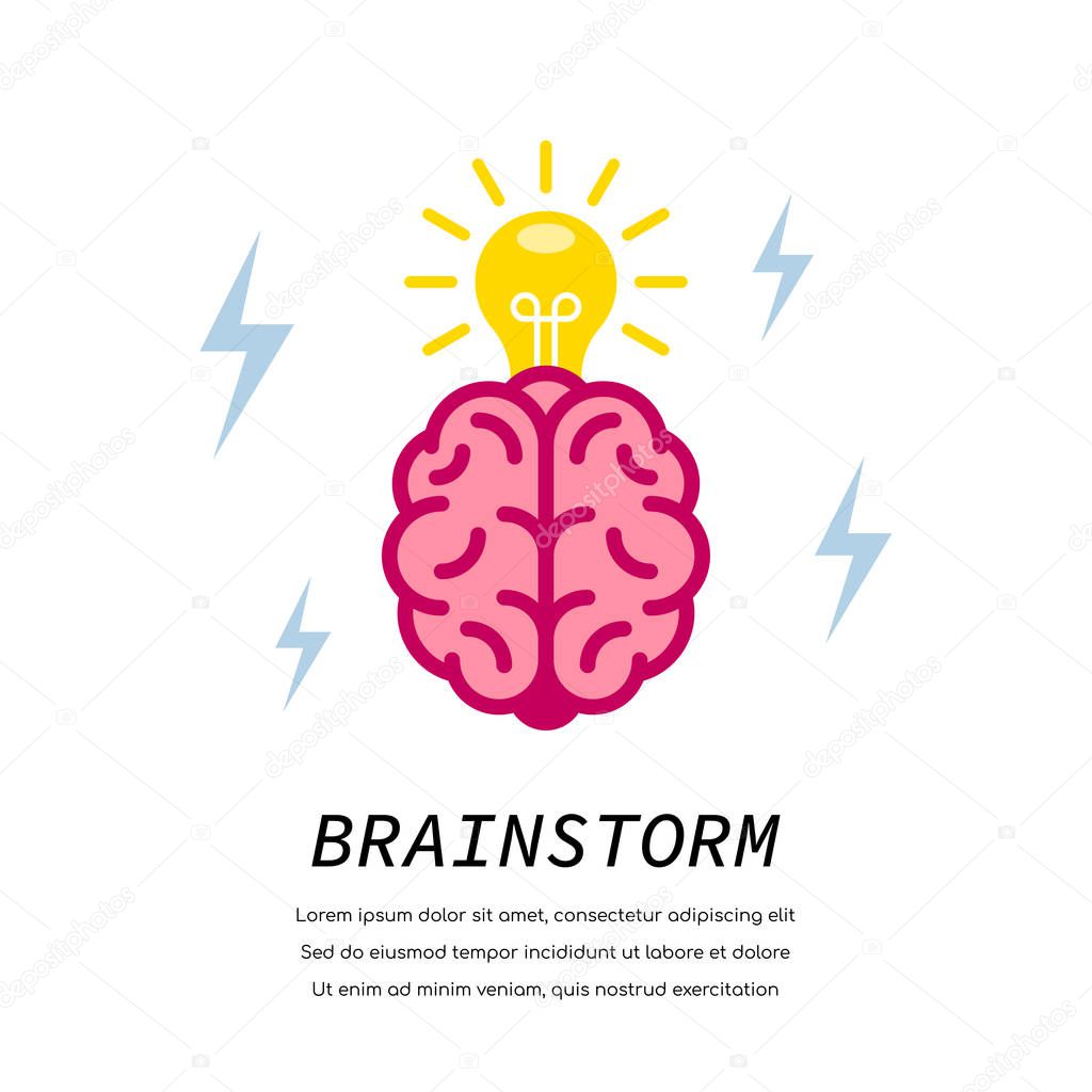 Brainstorm concept banner