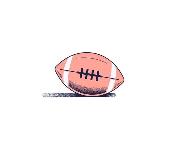 Amerikansk fodbold ikon – Stock-vektor