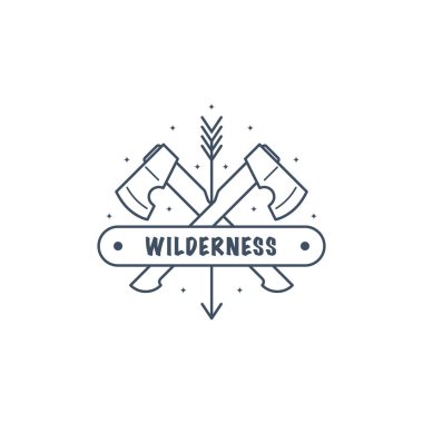 Bushcraft kamp logo tasarımı