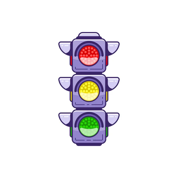 Traffic lights icon — Stock Vector