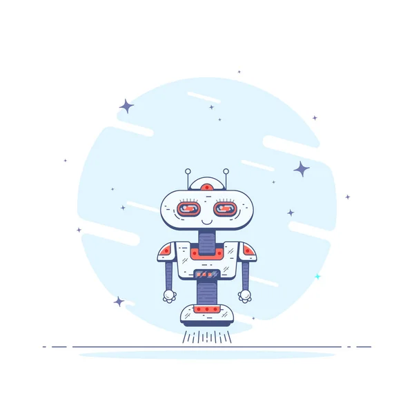 Conception de caractère de robot . — Image vectorielle