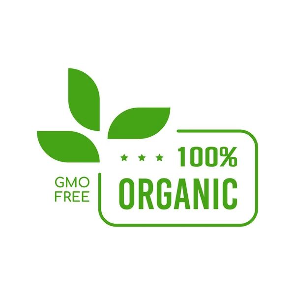 Distintivo livre de OGM — Vetor de Stock