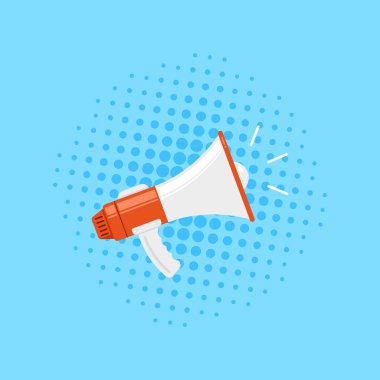 düz stil hoparlör simgesini