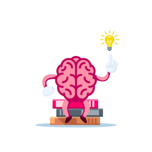 Concepto de entrenamiento cerebral — Vector de stock