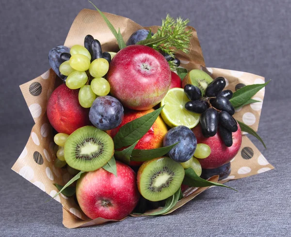 Bouquet Fresh Juicy Fruits — Stock Photo, Image