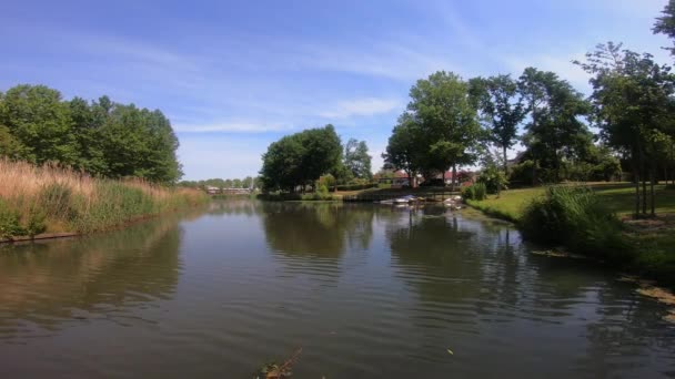 Increíble Vista Río Canal — Vídeos de Stock